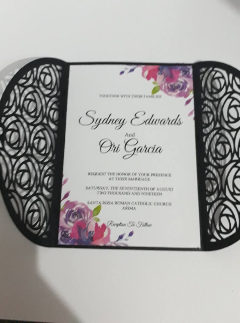 Gate Fold Rose Open